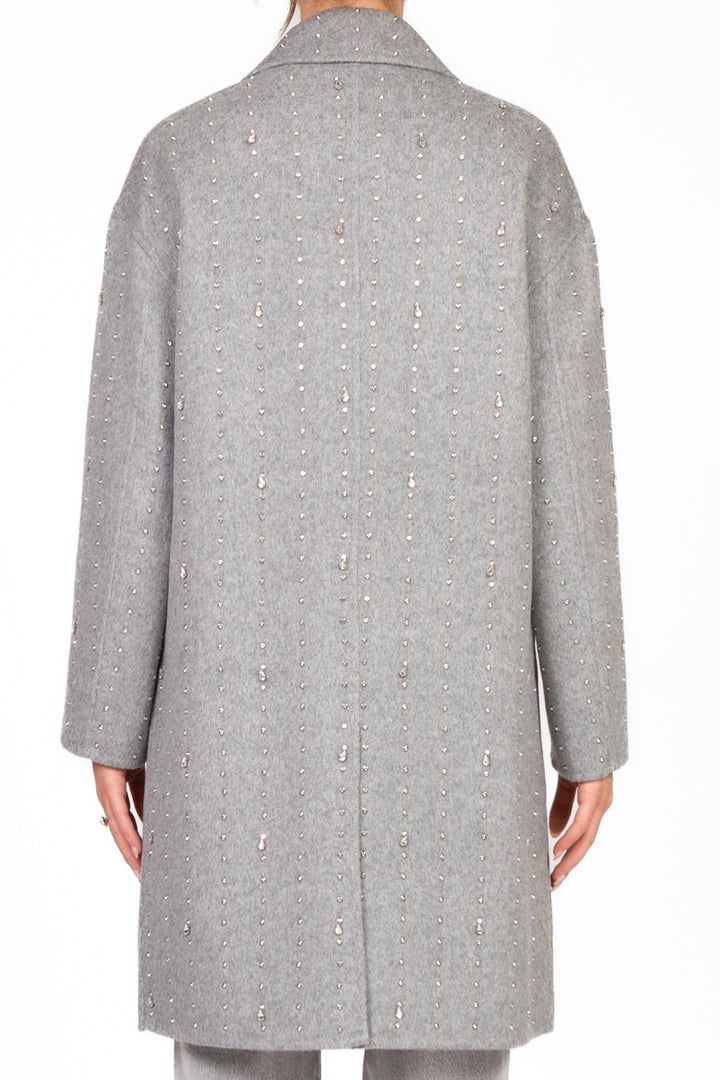 Vicolo - Cappotto hand made con applicazioni Art. TF0033