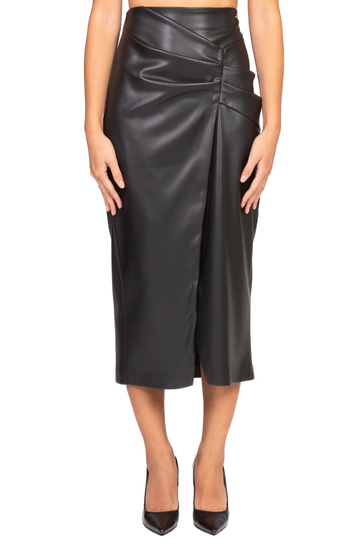 Dixie - Gonna ecopelle midi Art. G041Y031