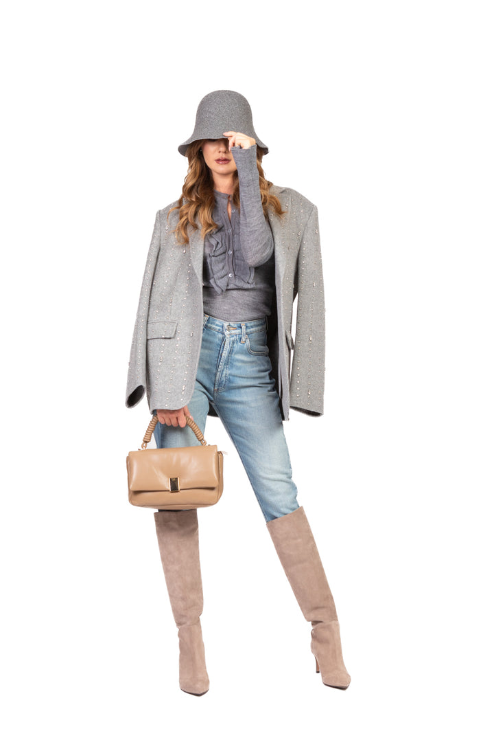 Vicolo - Giacca hand made con applicazioni Art. TF0032