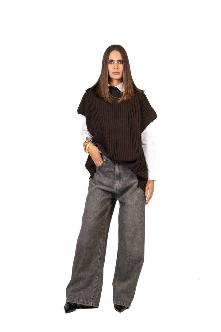 Kontatto - Gilet over collo cratere  Art. 3M1029NI