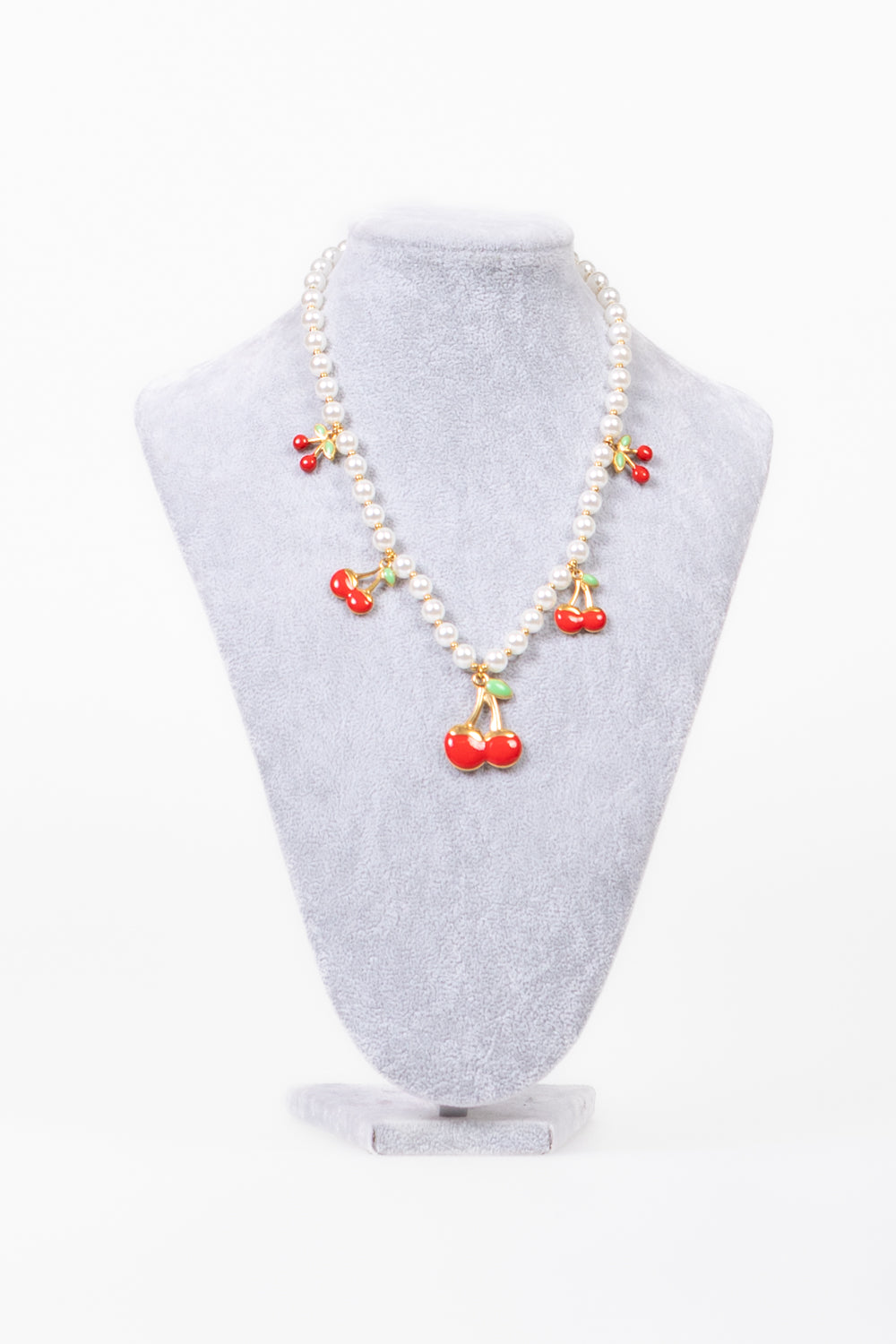 Upper - Collana perle con ciliegie