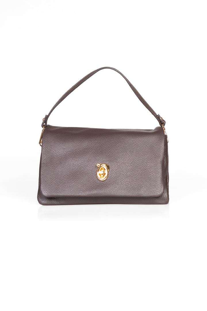 Upper - Borsa in pelle con placca