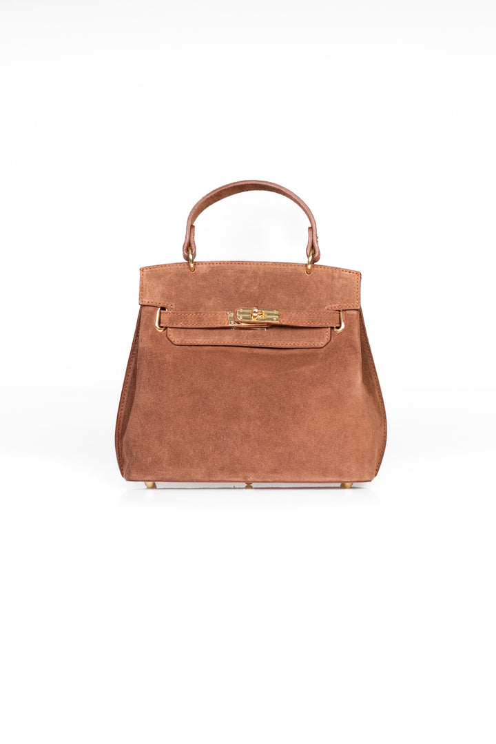 Upper - Borsa trapezio scamosciata