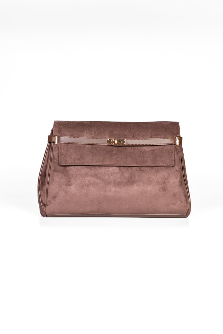 Upper - Borsa cartella in suede