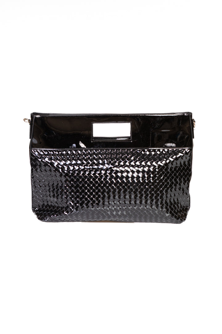 Upper - Shopper intrecciata in vinile