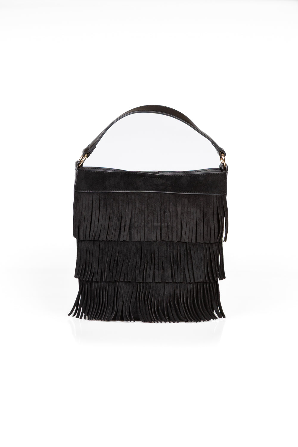 Upper - Secchiello scamosciato con frange