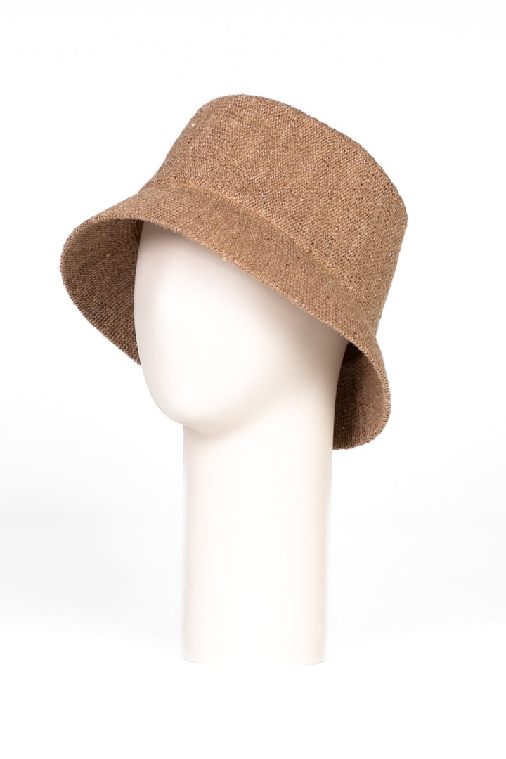 Upper - Cappello secchiello con micro paillettes