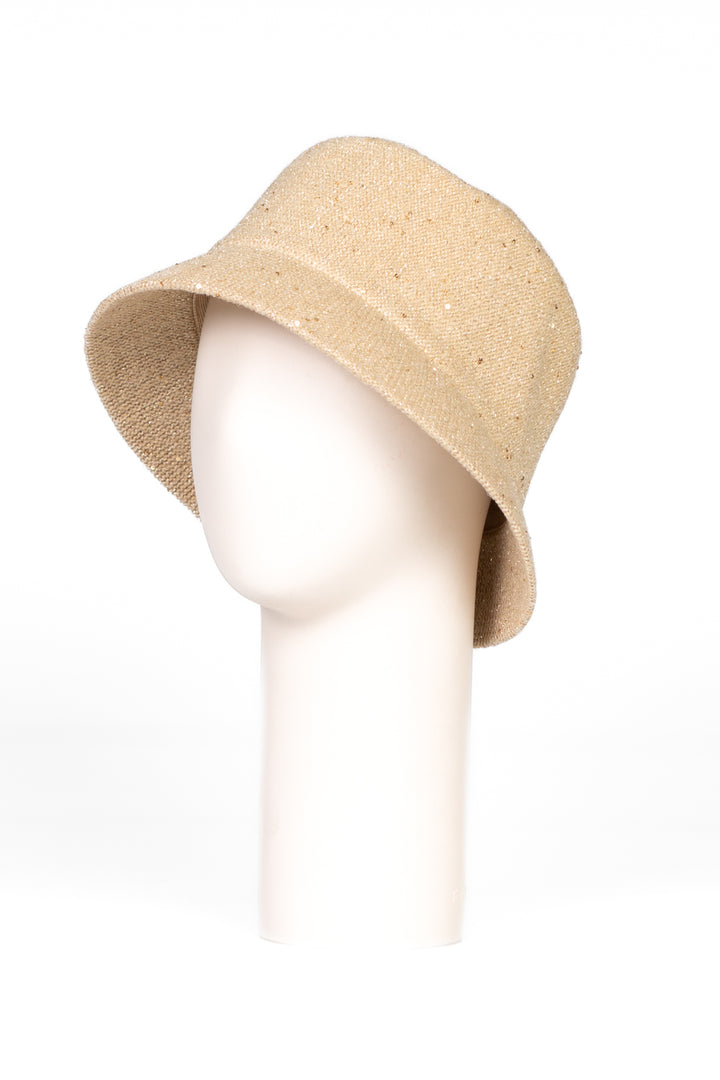 Upper - Cappello secchiello con micro paillettes