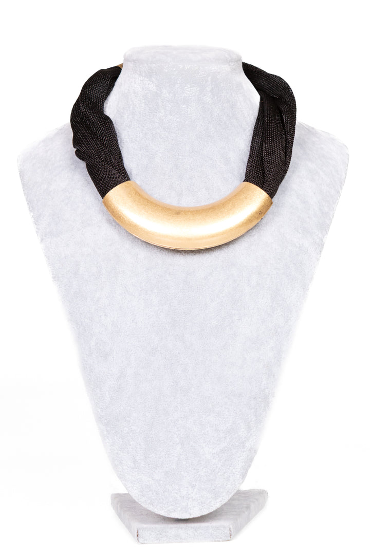 Upper - Collana NIKITA filo metallico con placca