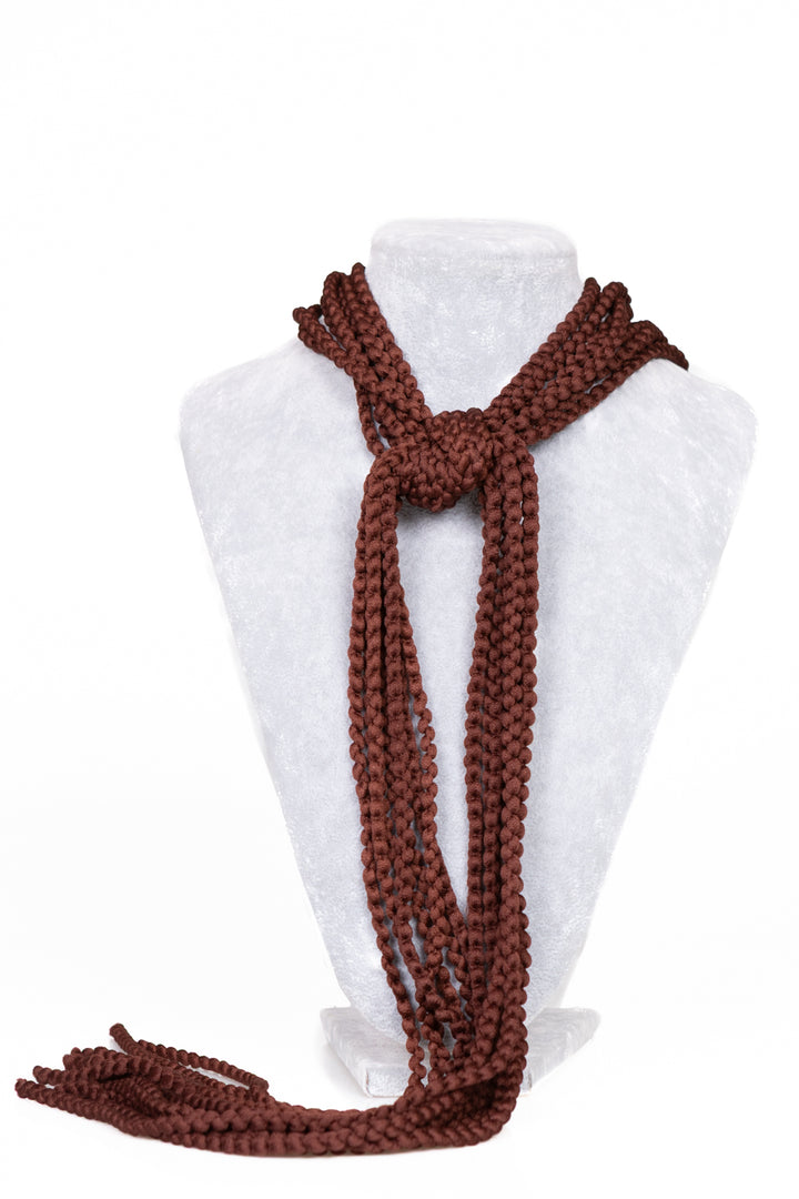 Upper - Collana CHARLOTTE tessuto nodo