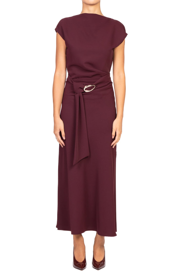 Imperial - Abito arricciato con fusciacca Art. AFSTKER/AFSTKSB