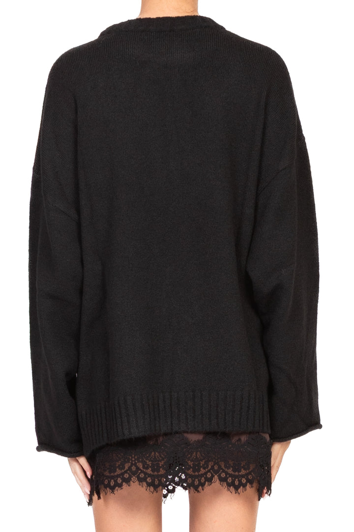 Kontatto - Maglia girocollo spacchi laterali Art. 3M0935C