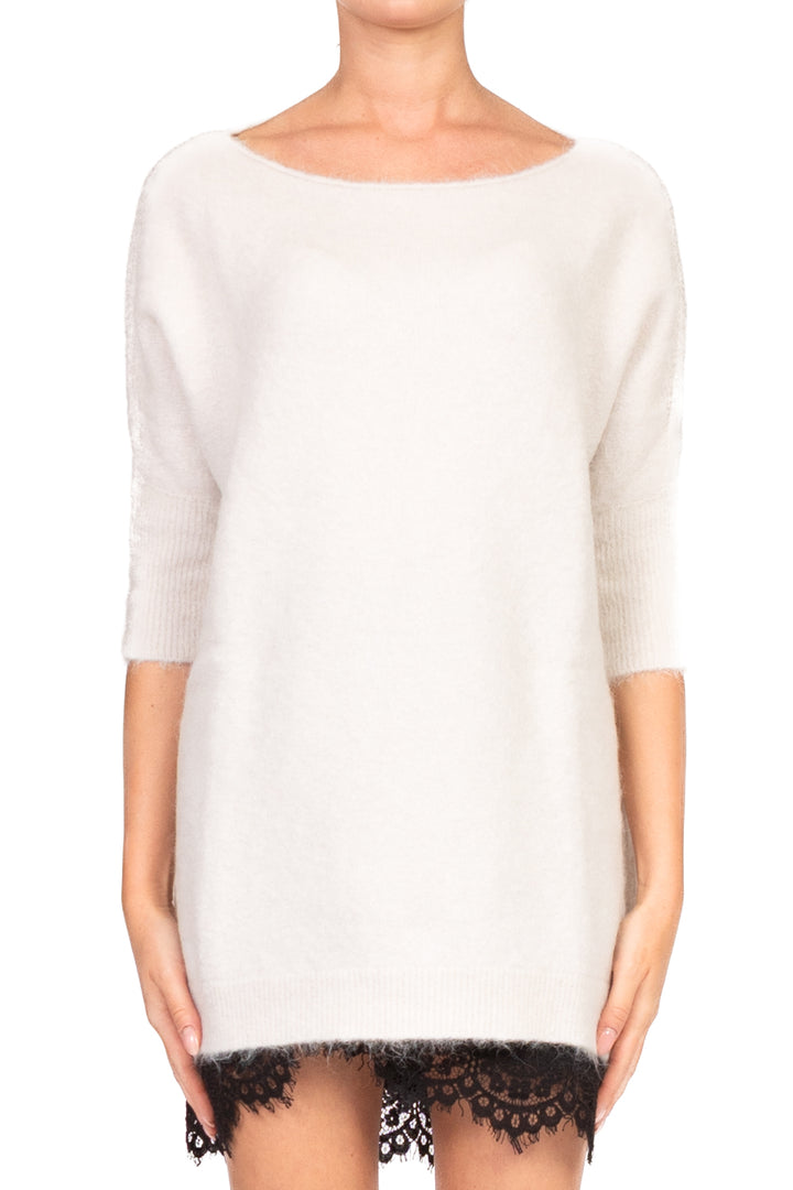 Kontatto - Maglia lunga in mohair mezza manica Art. 3M0872C