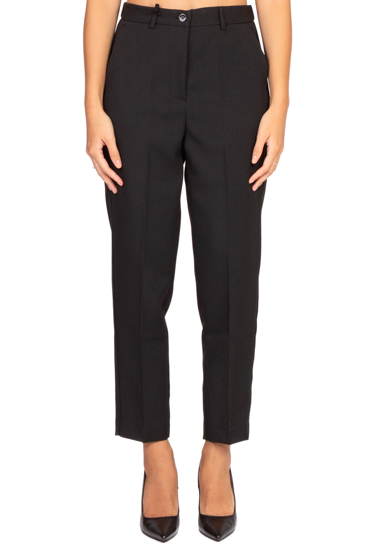 Vicolo - Pantalone carrot melangiato Art. TF0854