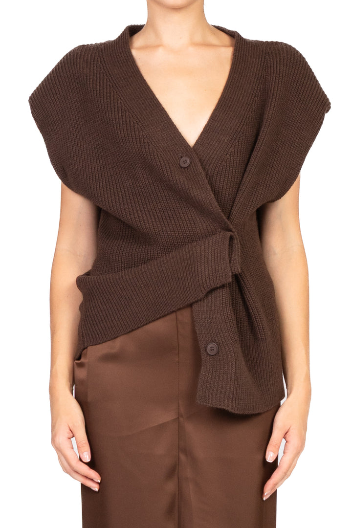 Have One - Gilet con spalline punto pannocchia Art. LFP-P003