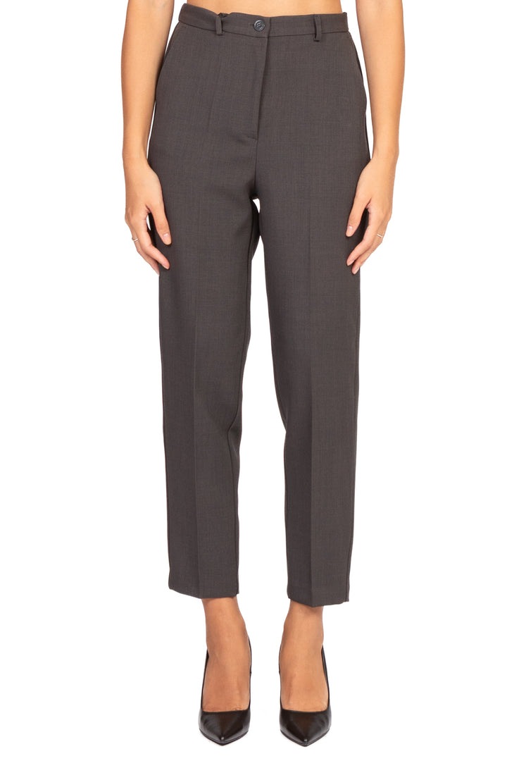 Vicolo - Pantalone carrot melangiato Art. TF0854