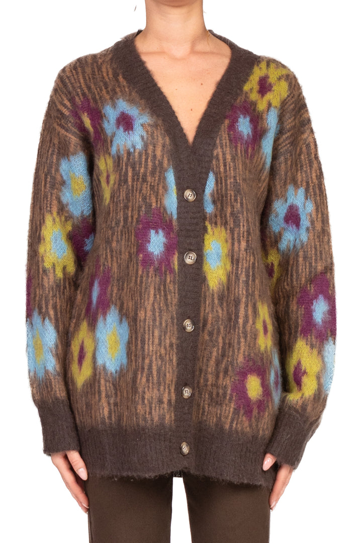 Kontatto - Cardigan over floreale Art. 3M0905C