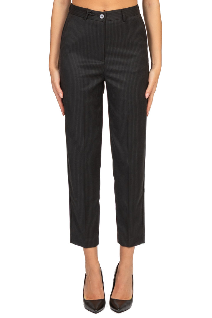 Vicolo - Pantalone carrot gessato Art. TF0979