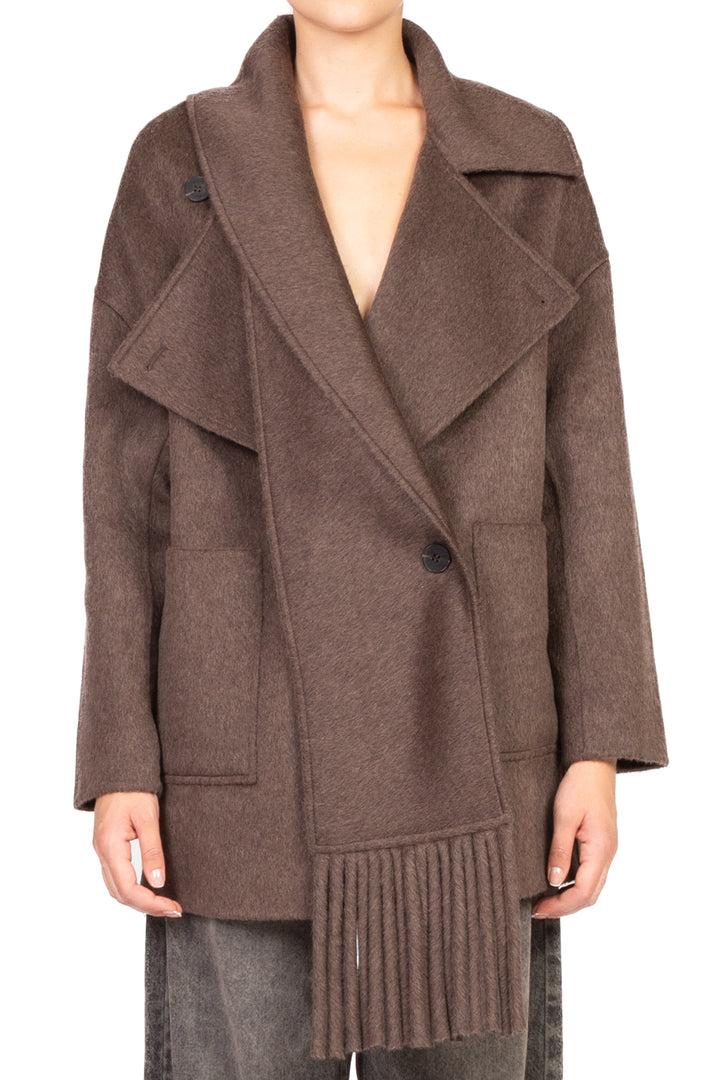 Vicolo - Giacca hand made doppio petto collo sciarpa Art. TF0025