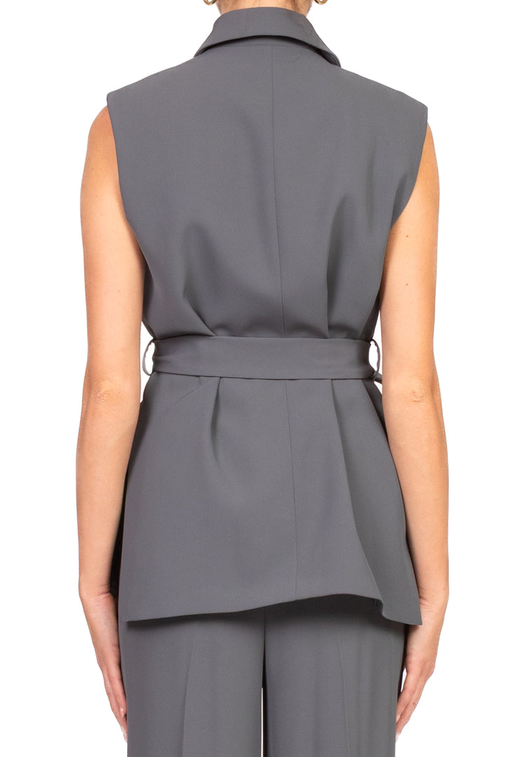 Vicolo - Gilet in crepe con fusciacca Art. TF0367