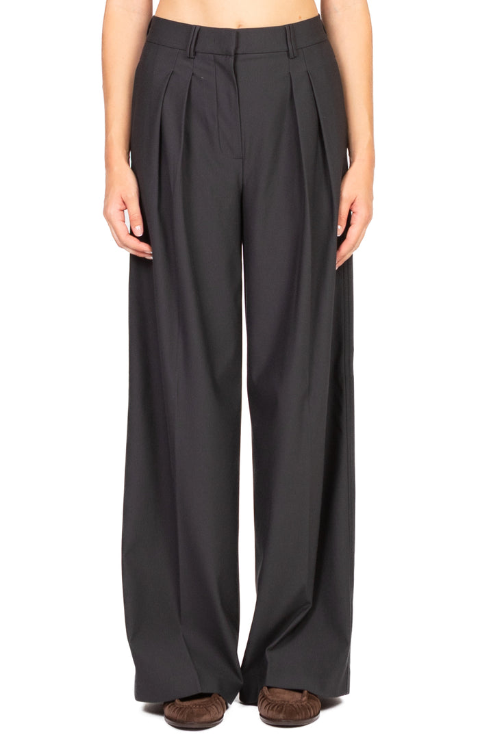 MM MaxMara - Pantalone palazzo con pinces VADIUS Art. 2526786118