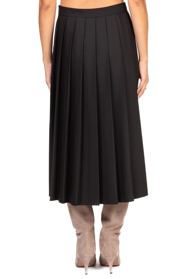 Dixie - Gonna pieghe con applicazioni Art. G319Y010A