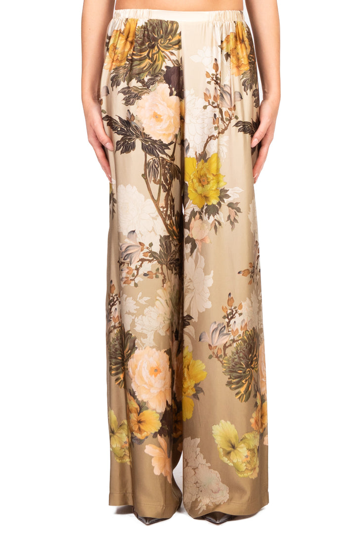 Imperial - Pantalone floreale satin Art. P6B2KJF