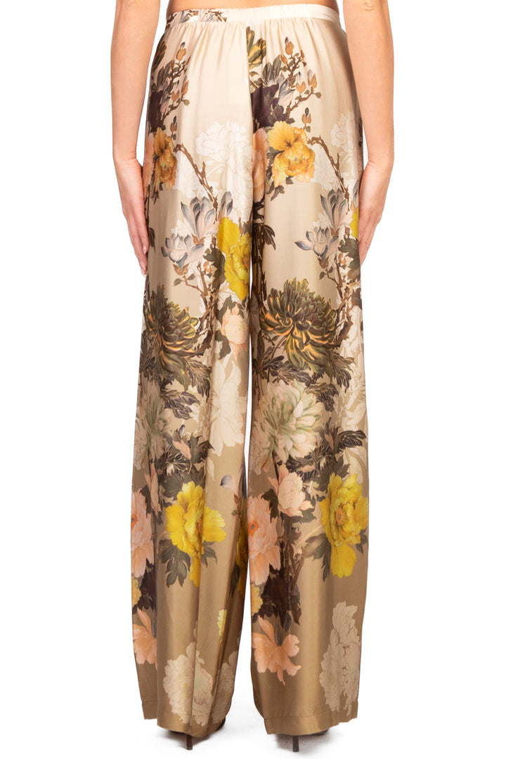 Imperial - Pantalone floreale satin Art. P6B2KJF