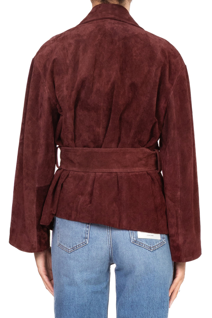 Vicolo - Giacca in crosta con cintura Art. TF0269