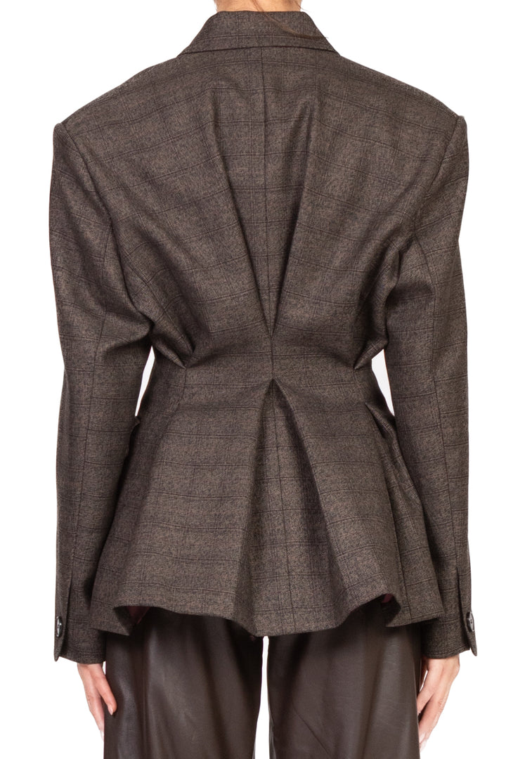 Vicolo - Giacca check doppio petto sfiancata Art. TF0855