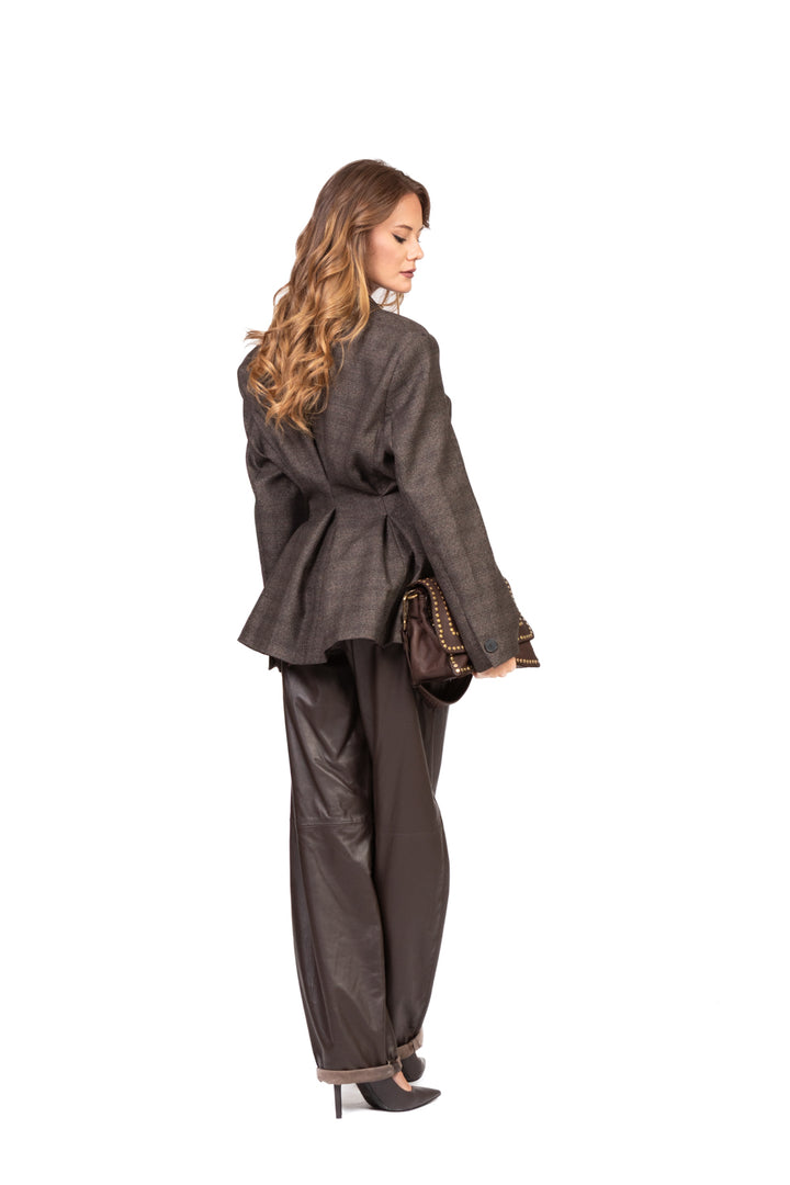 Vicolo - Giacca check doppio petto sfiancata Art. TF0855