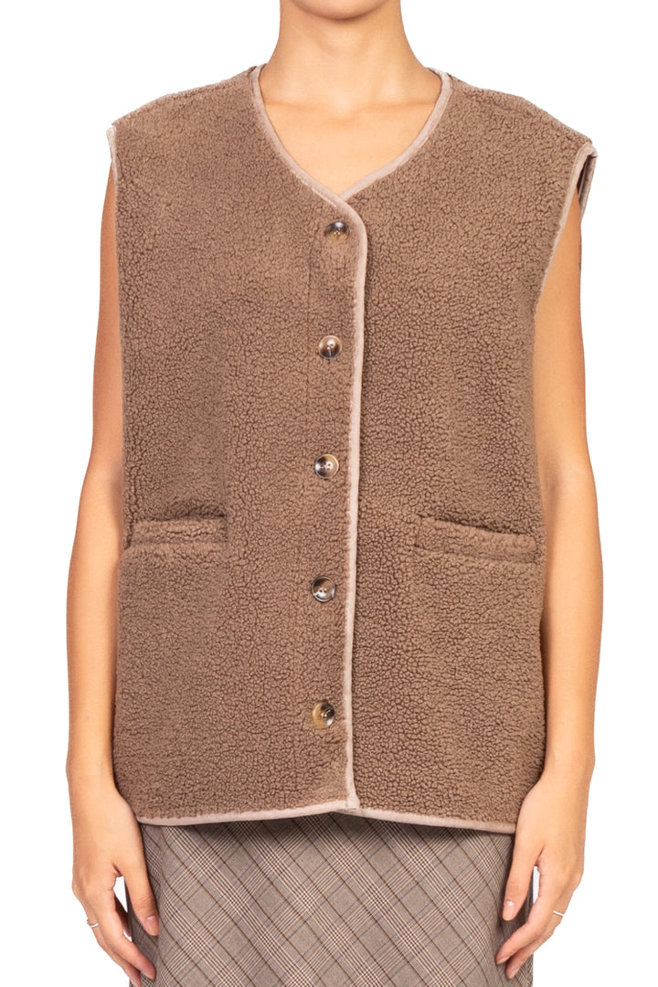 Vicolo - Gilet over teddy Art. TF0963