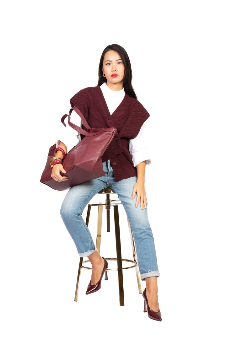 Have One - Gilet con spalline punto pannocchia Art. LFP-P003