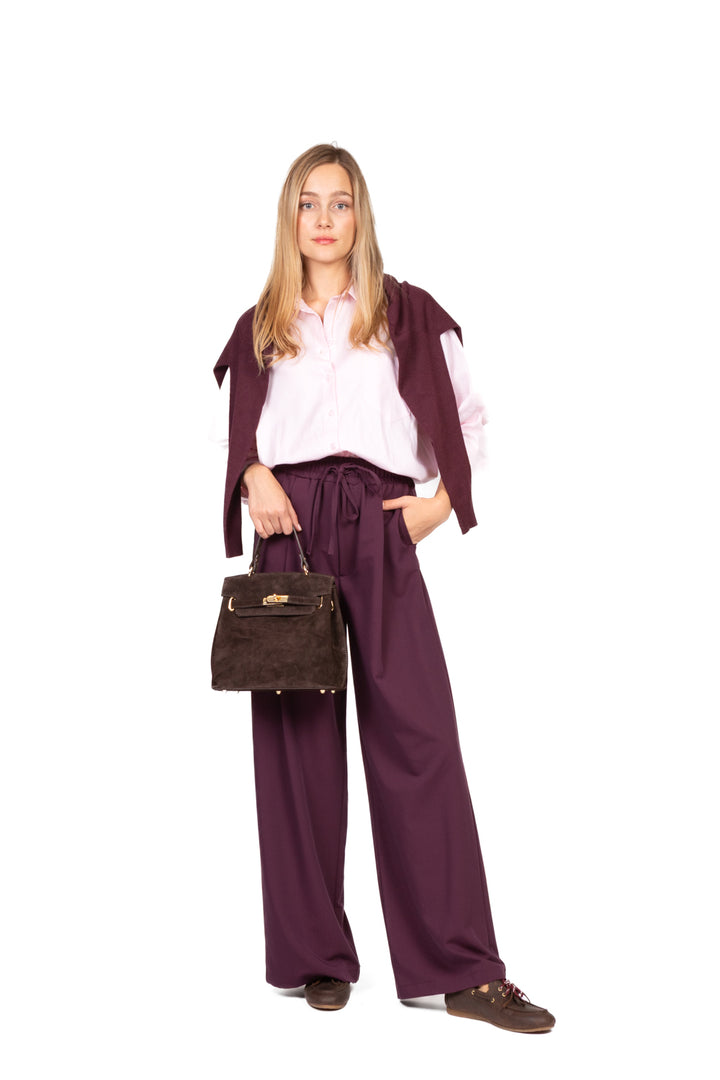 Vicolo - Pantalone palazzo con coulisse Art. TF0374