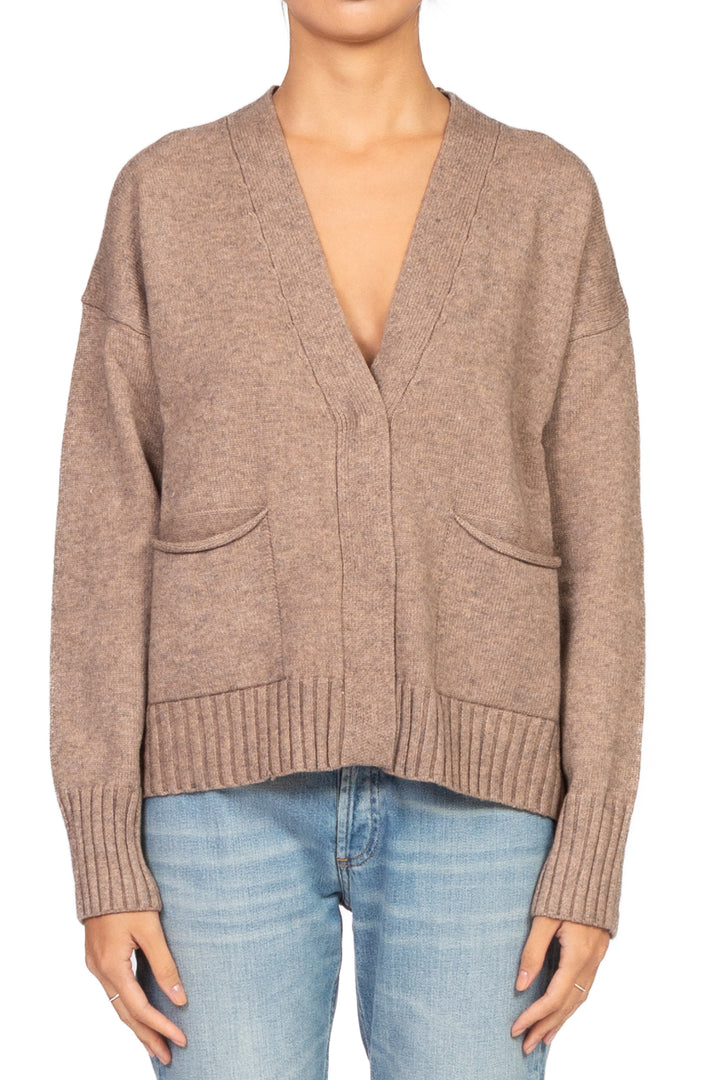 Emunà - Cardigan scollo a V con taschini Art. K21298