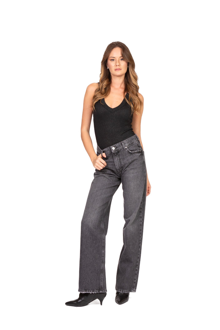 Vicolo - Canotta lurex scollo V Art. UF0060