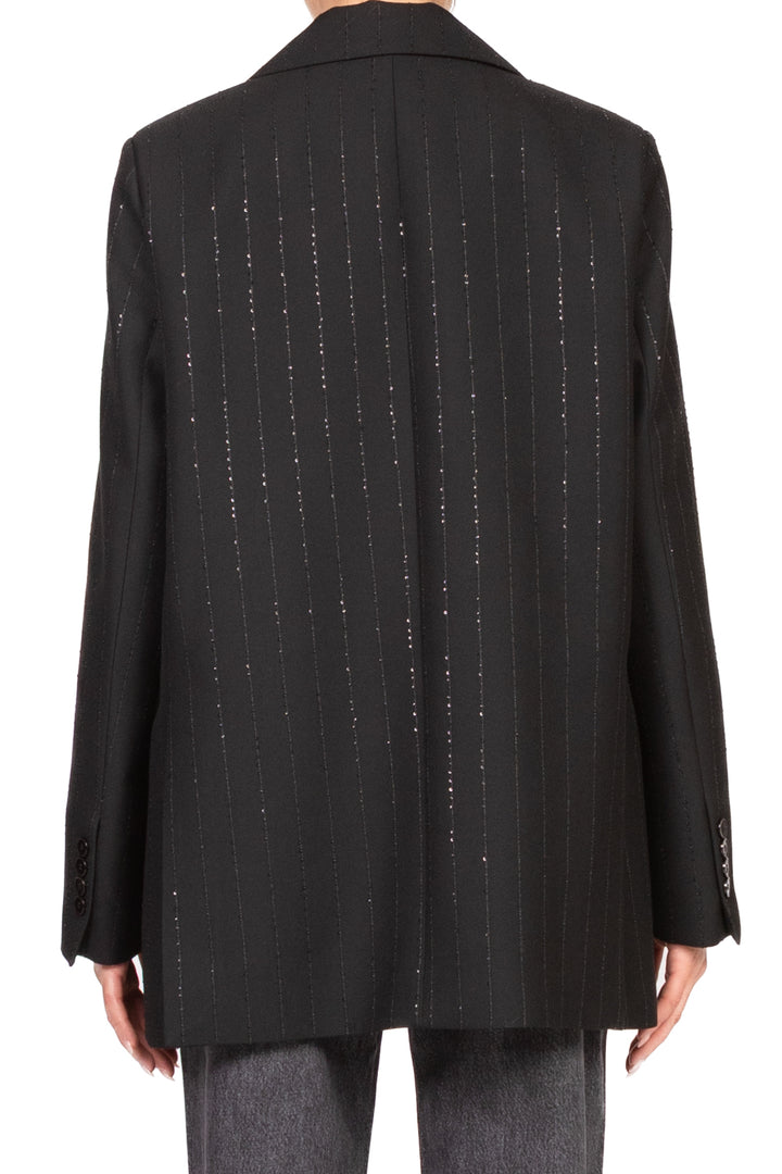 Tensione In - Giacca gessatura paillettes Art. W25J309