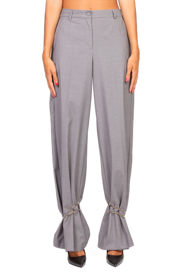 Vicolo - Pantalone gamba dritta con cavigliera Art. TF1032