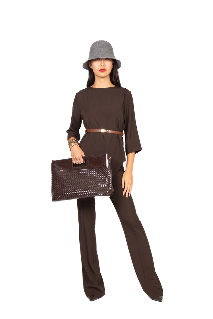 Tensione In - Pantalone fluido a zampa Art. AI25541