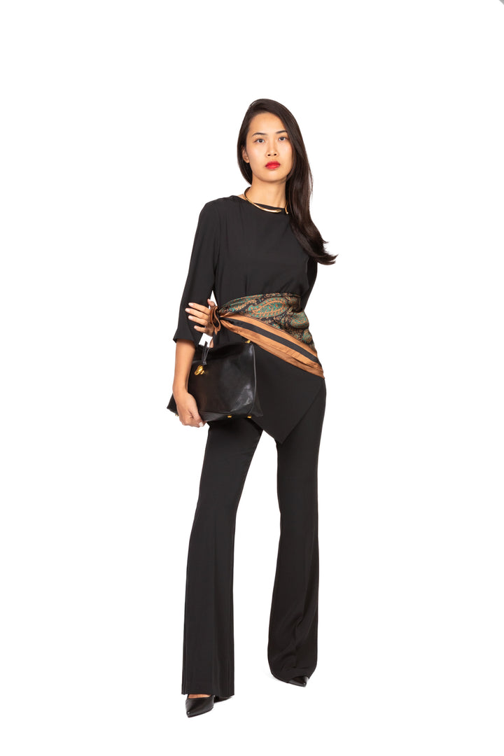 Tensione In - Pantalone fluido a zampa Art. AI25541