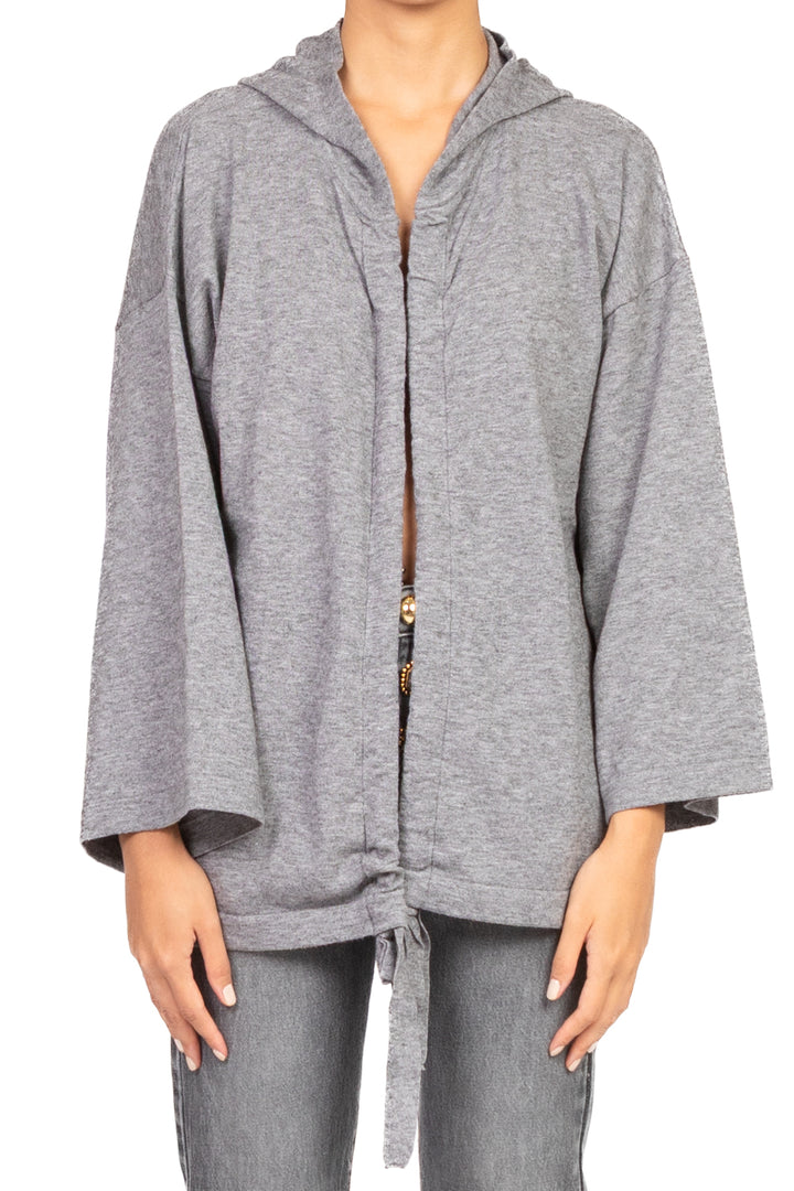 Vicolo - Cardigan aperto con cappuccio Art. 22148F