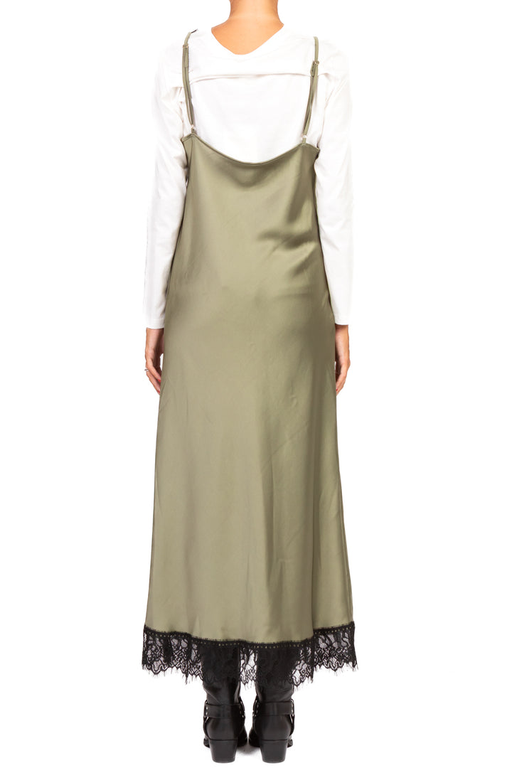 Tensione In - Abito satin con pizzo e t-shirt Art. 37642