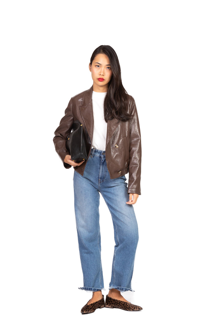 Vicolo - Giacca bomber ecopelle Art. TF1044