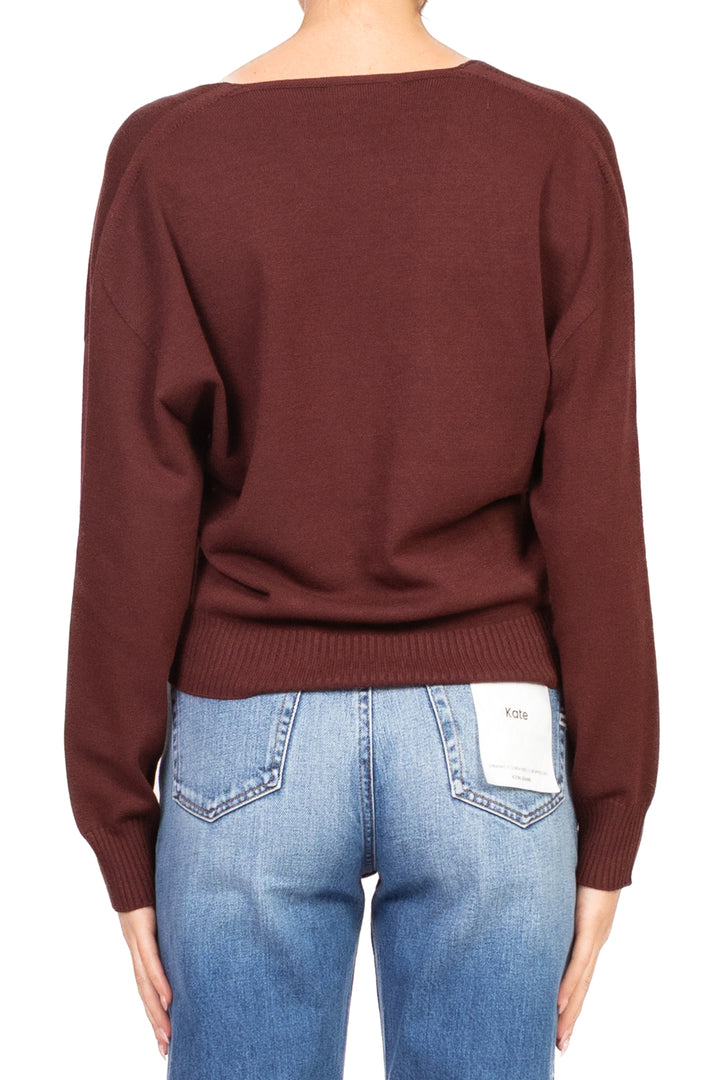 Vicolo - Cardigan scollo V bottone gioiello Art. 77164F