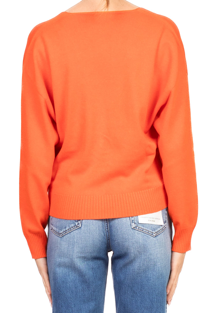 Vicolo - Cardigan scollo V bottone gioiello Art. 77164F