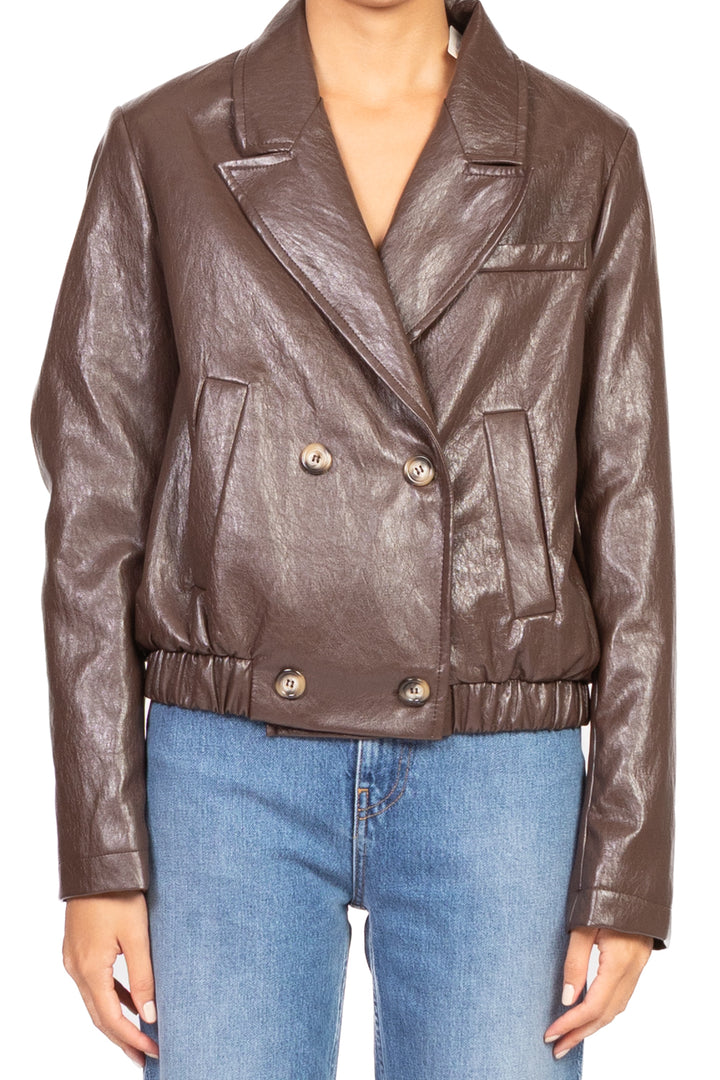 Vicolo - Giacca bomber ecopelle Art. TF1044