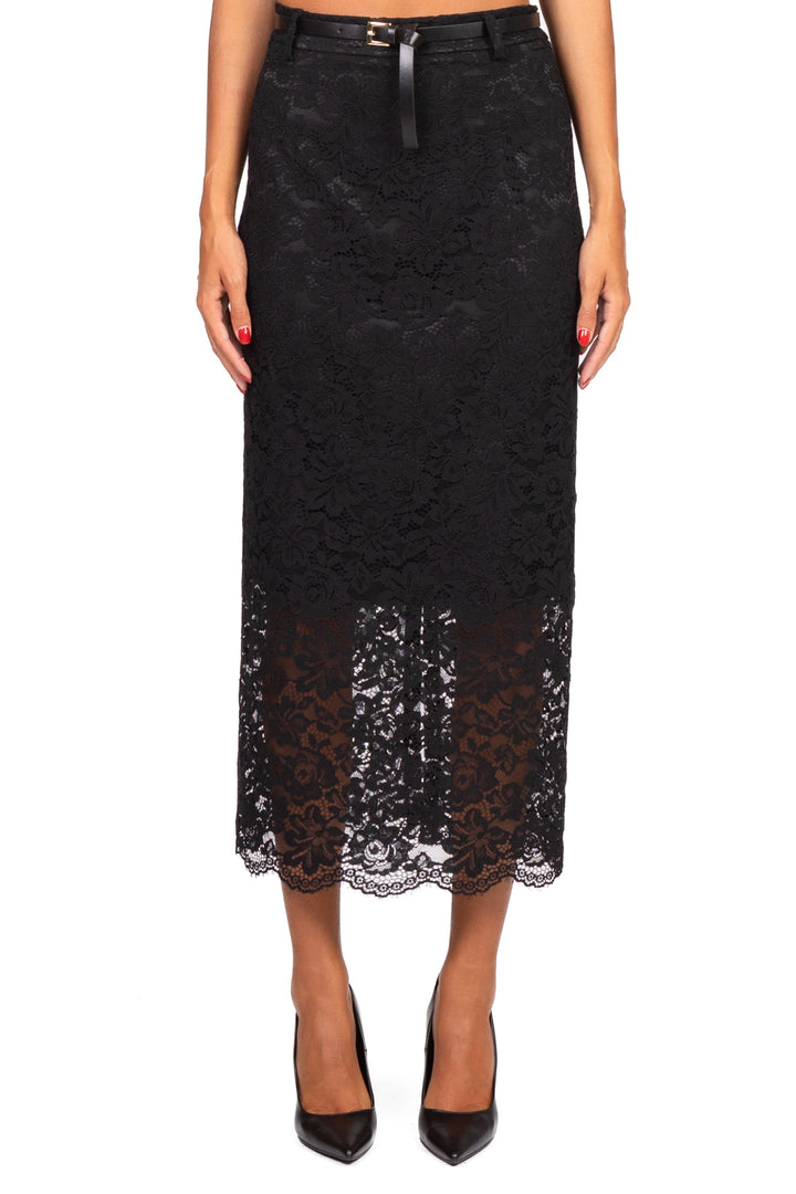 Imperial - Gonna pizzo con cintura Art. GMK5KMA