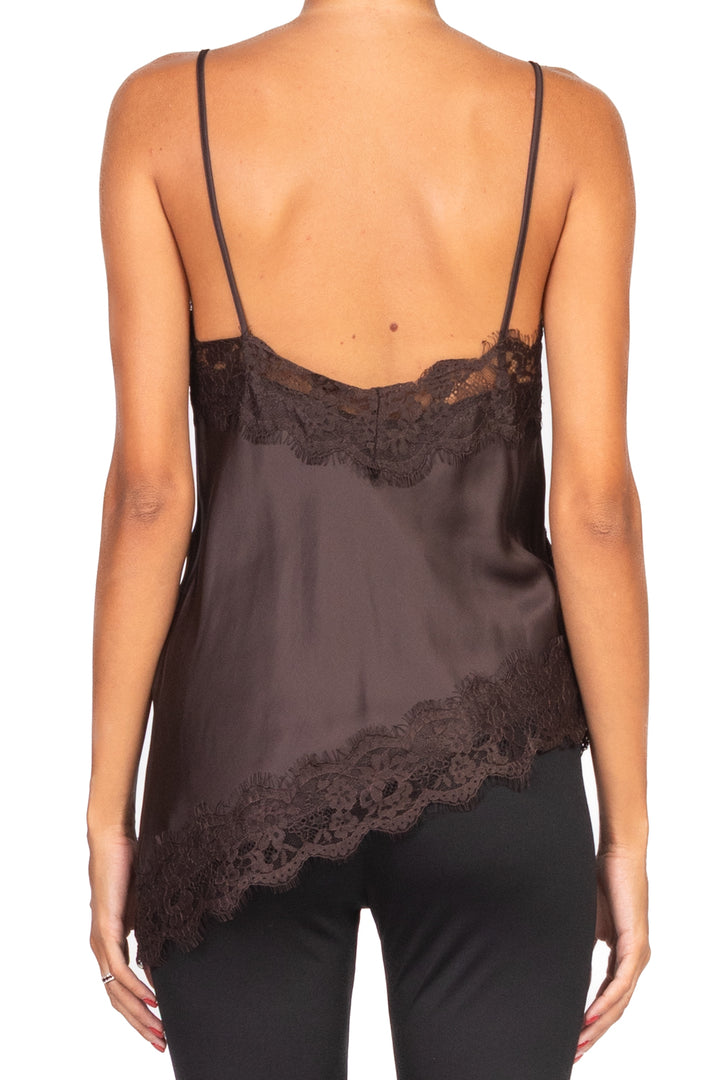 Vicolo - Top asimmetrico intarsi pizzo Art. TF0861