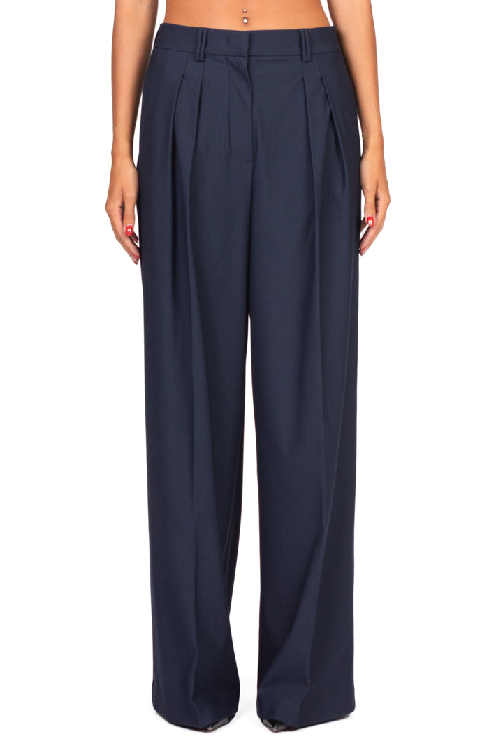 MM MaxMara - Pantalone palazzo con pinces VADIUS Art. 2526786118