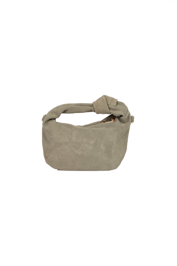 Upper - Borsa scamosciata con nodo